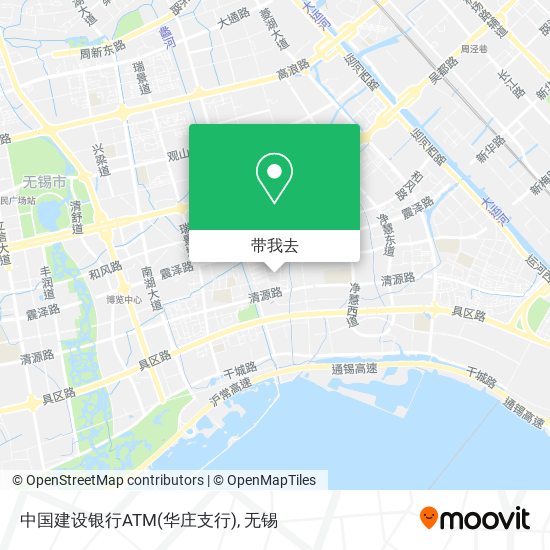 中国建设银行ATM(华庄支行)地图