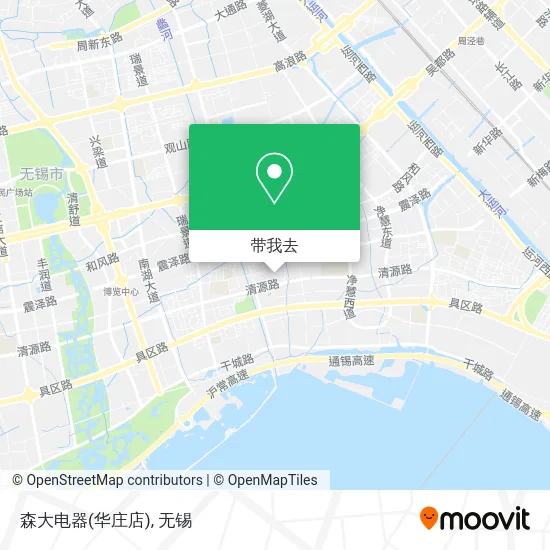 森大电器(华庄店)地图
