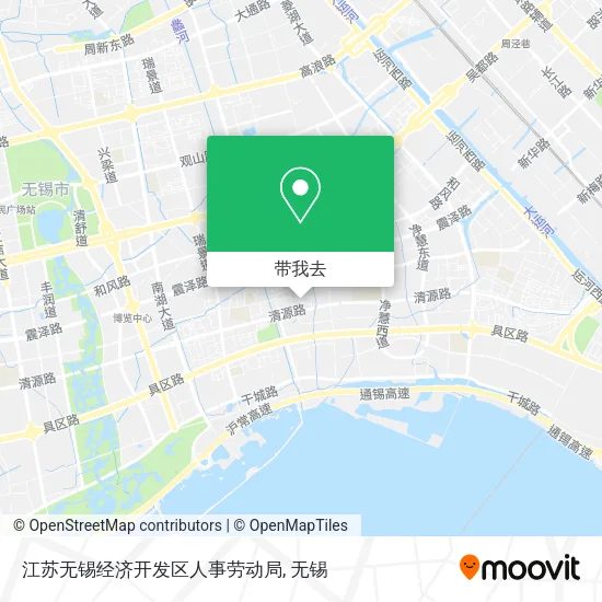 江苏无锡经济开发区人事劳动局地图