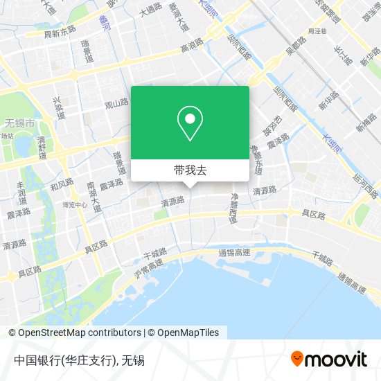 中国银行(华庄支行)地图