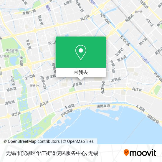 无锡市滨湖区华庄街道便民服务中心地图
