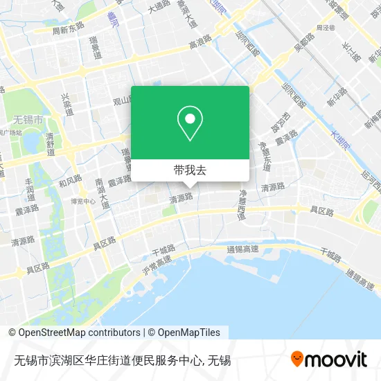 无锡市滨湖区华庄街道便民服务中心地图