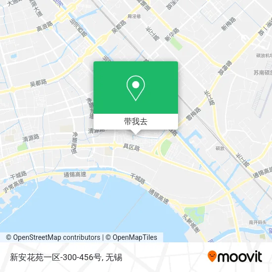 新安花苑一区-300-456号地图