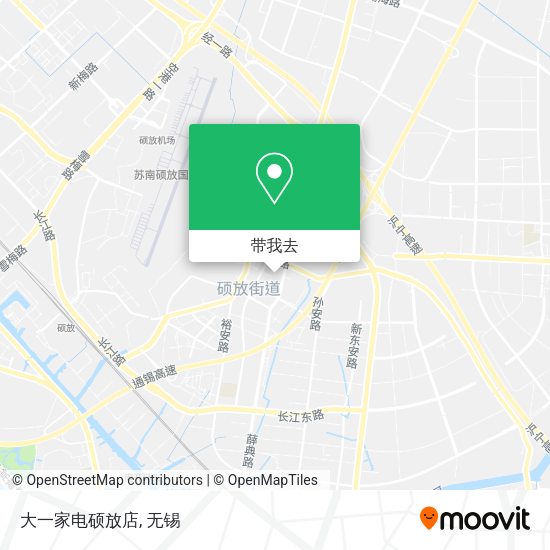 大一家电硕放店地图