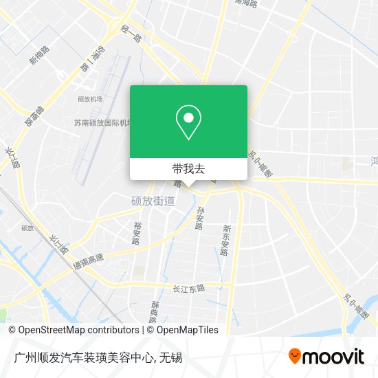广州顺发汽车装璜美容中心地图