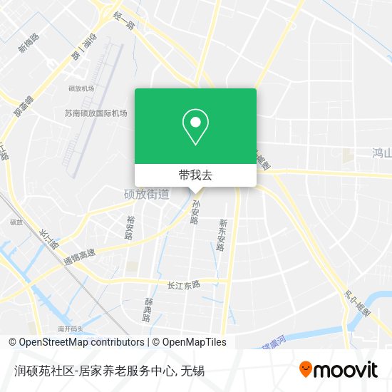 润硕苑社区-居家养老服务中心地图