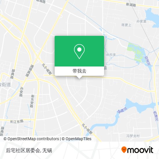 后宅社区居委会地图