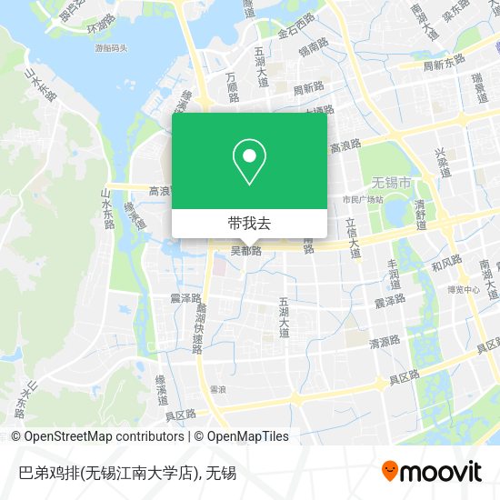巴弟鸡排(无锡江南大学店)地图