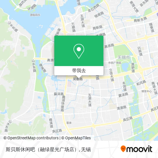 斯贝斯休闲吧（融绿星光广场店）地图