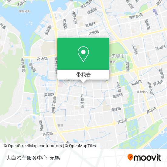 大白汽车服务中心地图