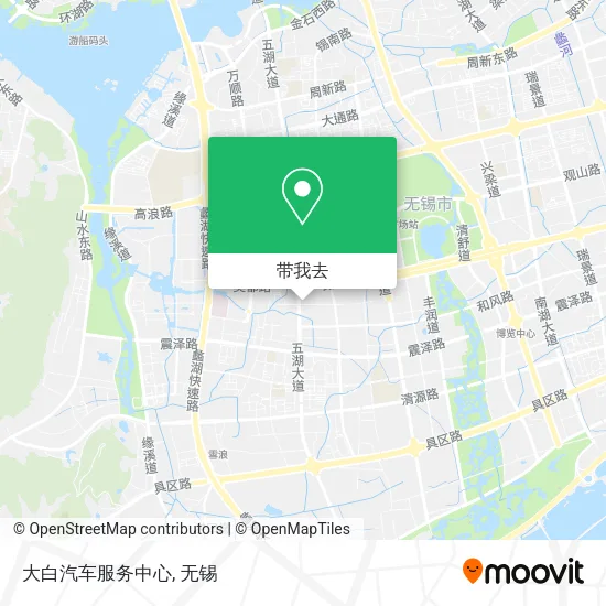 大白汽车服务中心地图