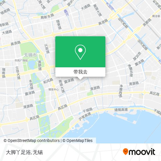 大脚丫足浴地图