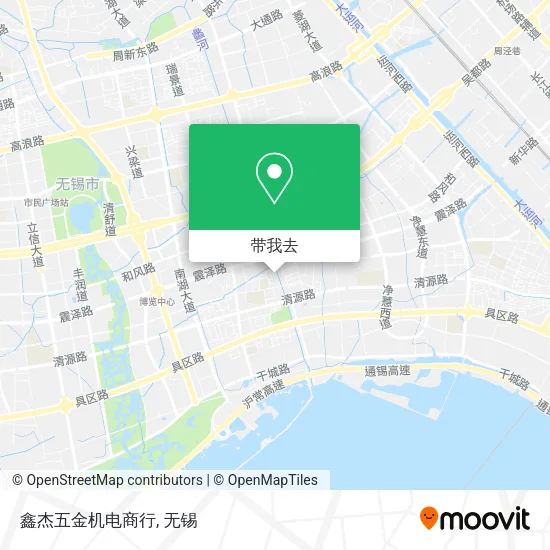 鑫杰五金机电商行地图