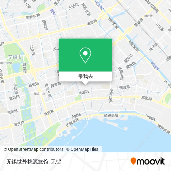 无锡世外桃源旅馆地图
