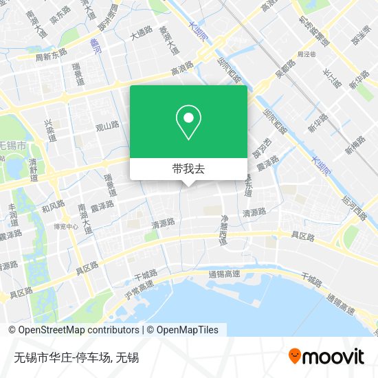 无锡市华庄-停车场地图
