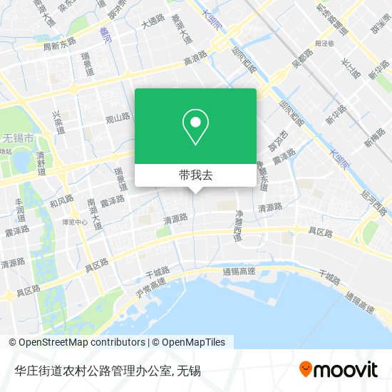 华庄街道农村公路管理办公室地图