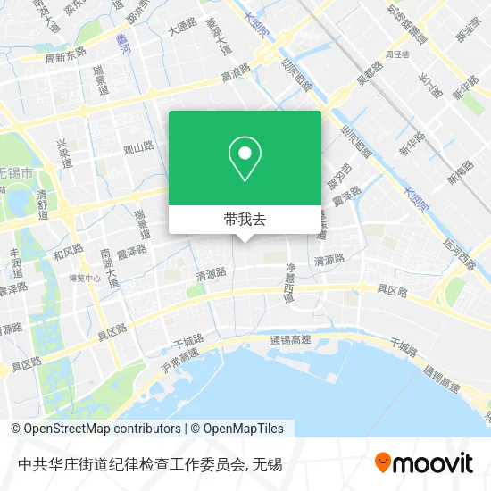 中共华庄街道纪律检查工作委员会地图
