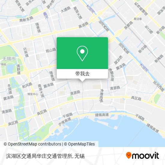 滨湖区交通局华庄交通管理所地图