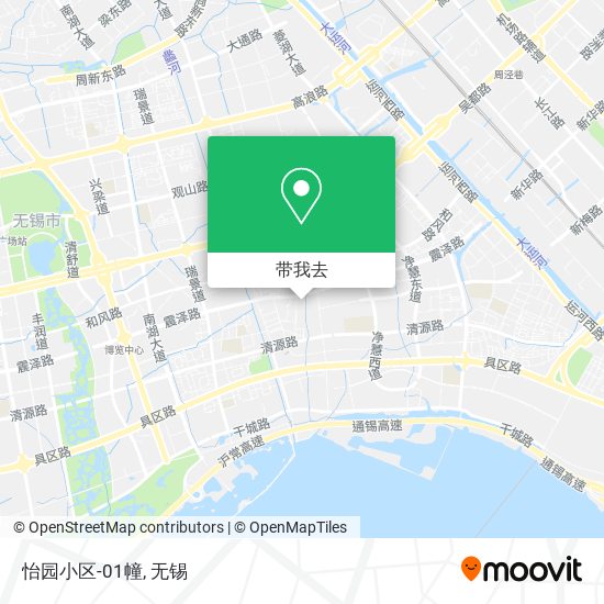 怡园小区-01幢地图