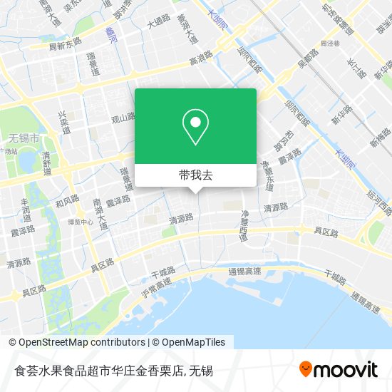 食荟水果食品超市华庄金香栗店地图