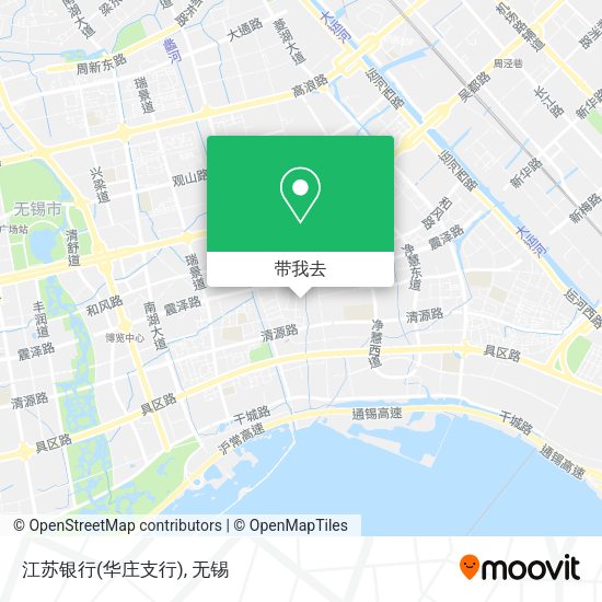 江苏银行(华庄支行)地图