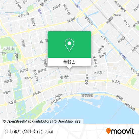 江苏银行(华庄支行)地图