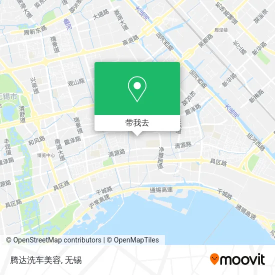 腾达洗车美容地图