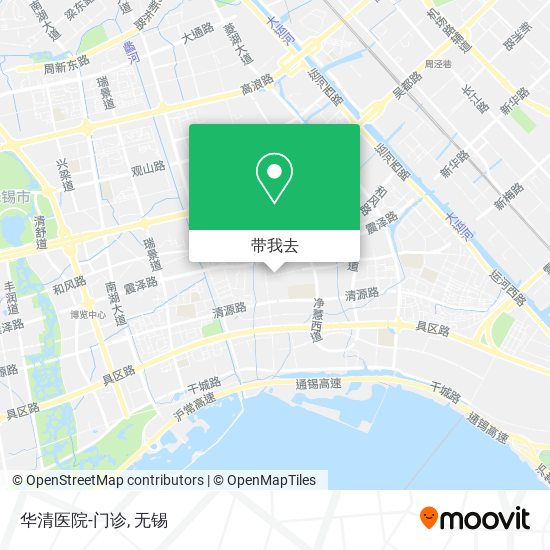 华清医院-门诊地图