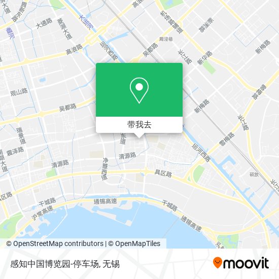 感知中国博览园-停车场地图