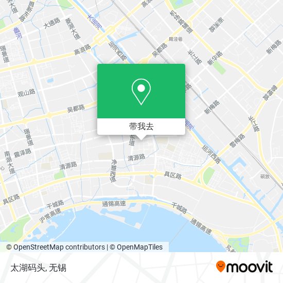 太湖码头地图