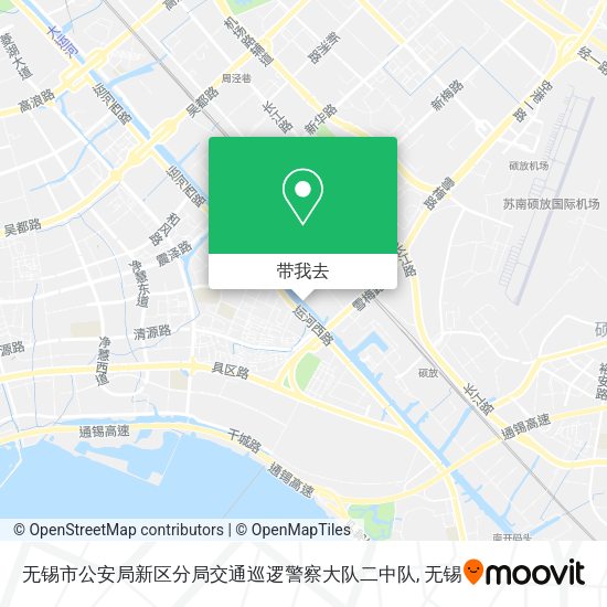 无锡市公安局新区分局交通巡逻警察大队二中队地图