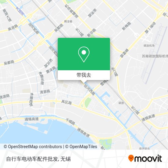 自行车电动车配件批发地图