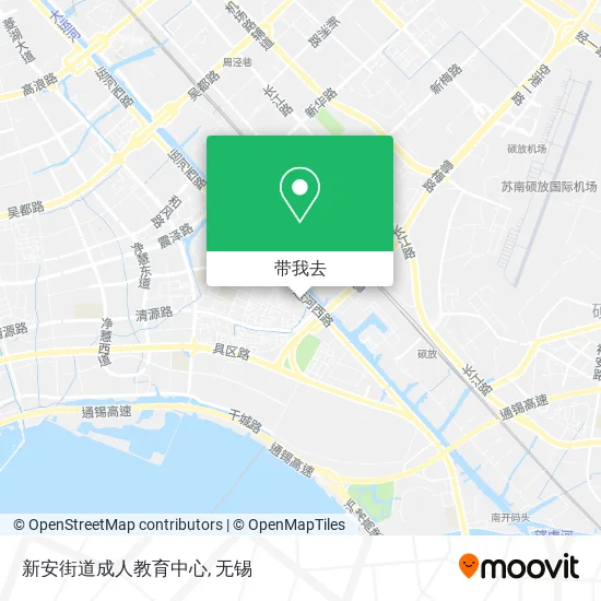 新安街道成人教育中心地图