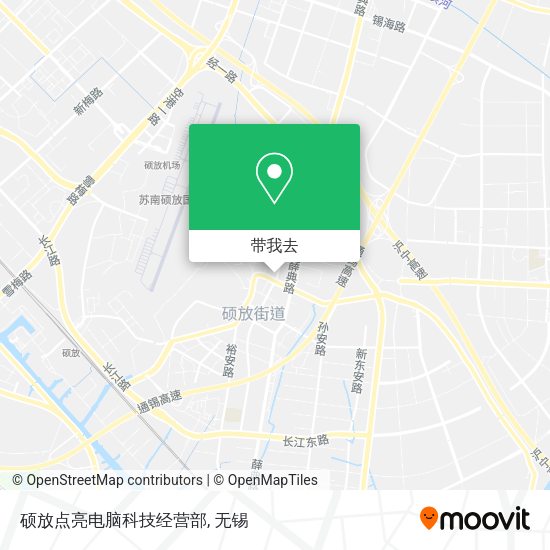硕放点亮电脑科技经营部地图