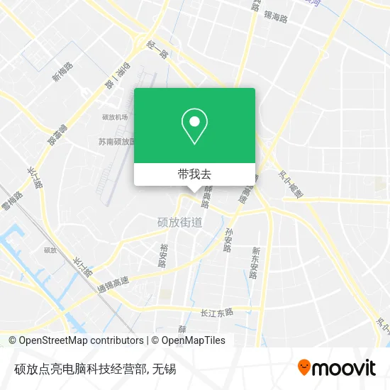 硕放点亮电脑科技经营部地图