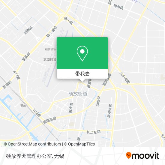 硕放养犬管理办公室地图