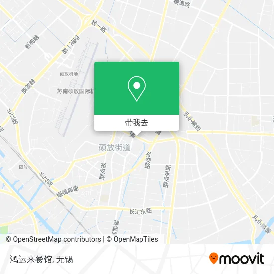 鸿运来餐馆地图