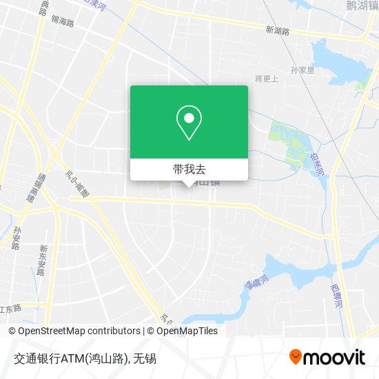 交通银行ATM(鸿山路)地图