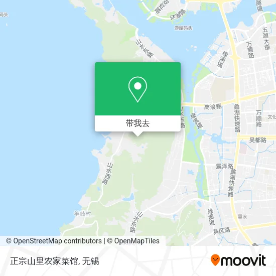 正宗山里农家菜馆地图