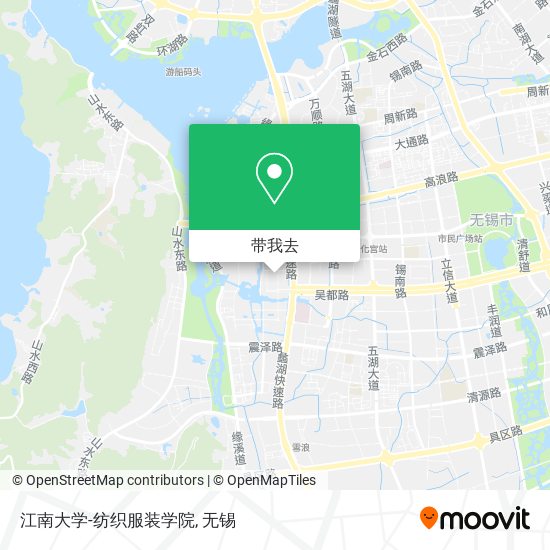 江南大学-纺织服装学院地图