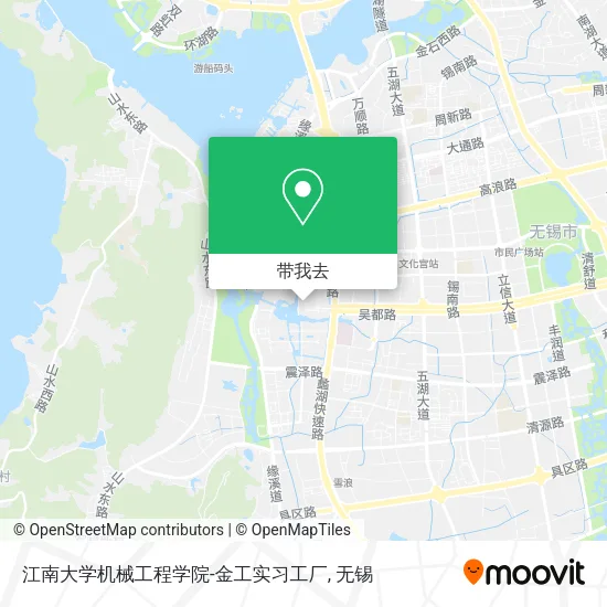 江南大学机械工程学院-金工实习工厂地图