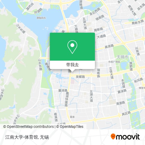 江南大学-体育馆地图