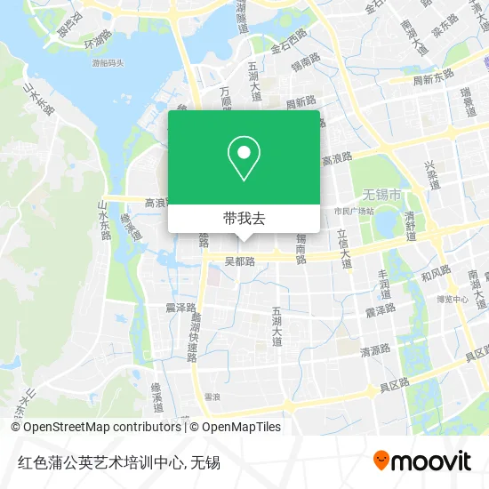 红色蒲公英艺术培训中心地图