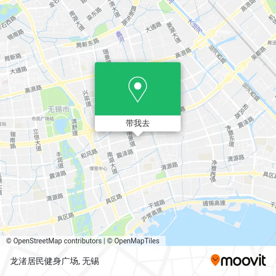 龙渚居民健身广场地图