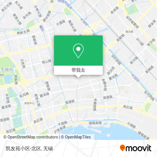 凯发苑小区-北区地图