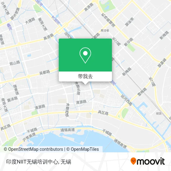 印度NIIT无锡培训中心地图