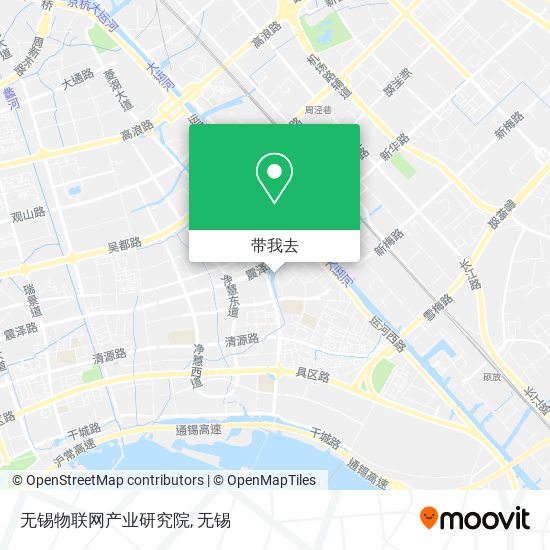 无锡物联网产业研究院地图