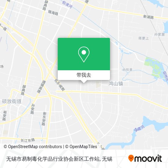 无锡市易制毒化学品行业协会新区工作站地图