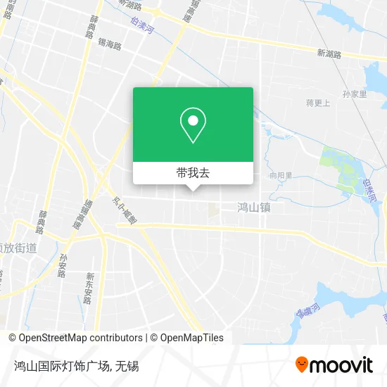 鸿山国际灯饰广场地图
