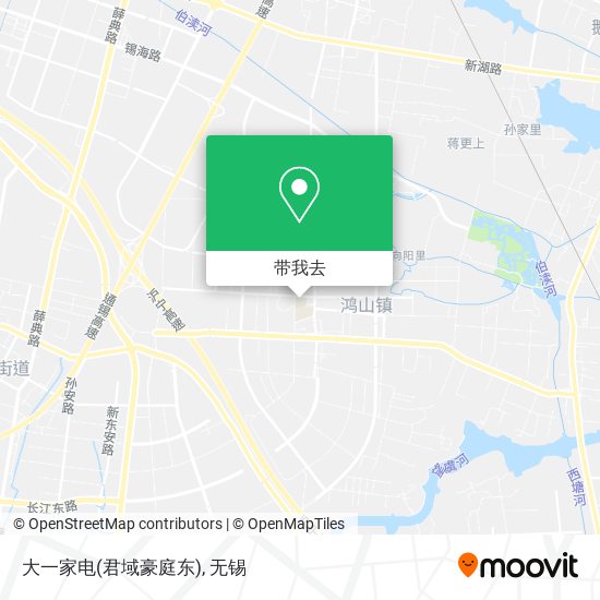 大一家电(君域豪庭东)地图